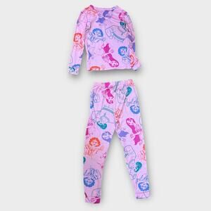 Disney Encanto Pajama Set 2 Piece Long Sleeve Shirt and Pants Girls Size 10 Pink